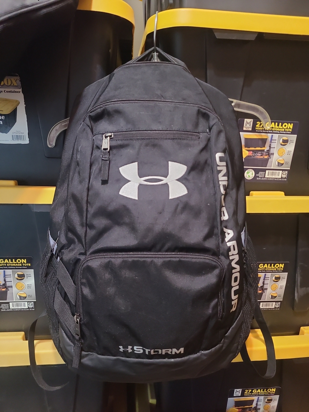 Under Armour Team Hustle II Black Men's Storm Backpack